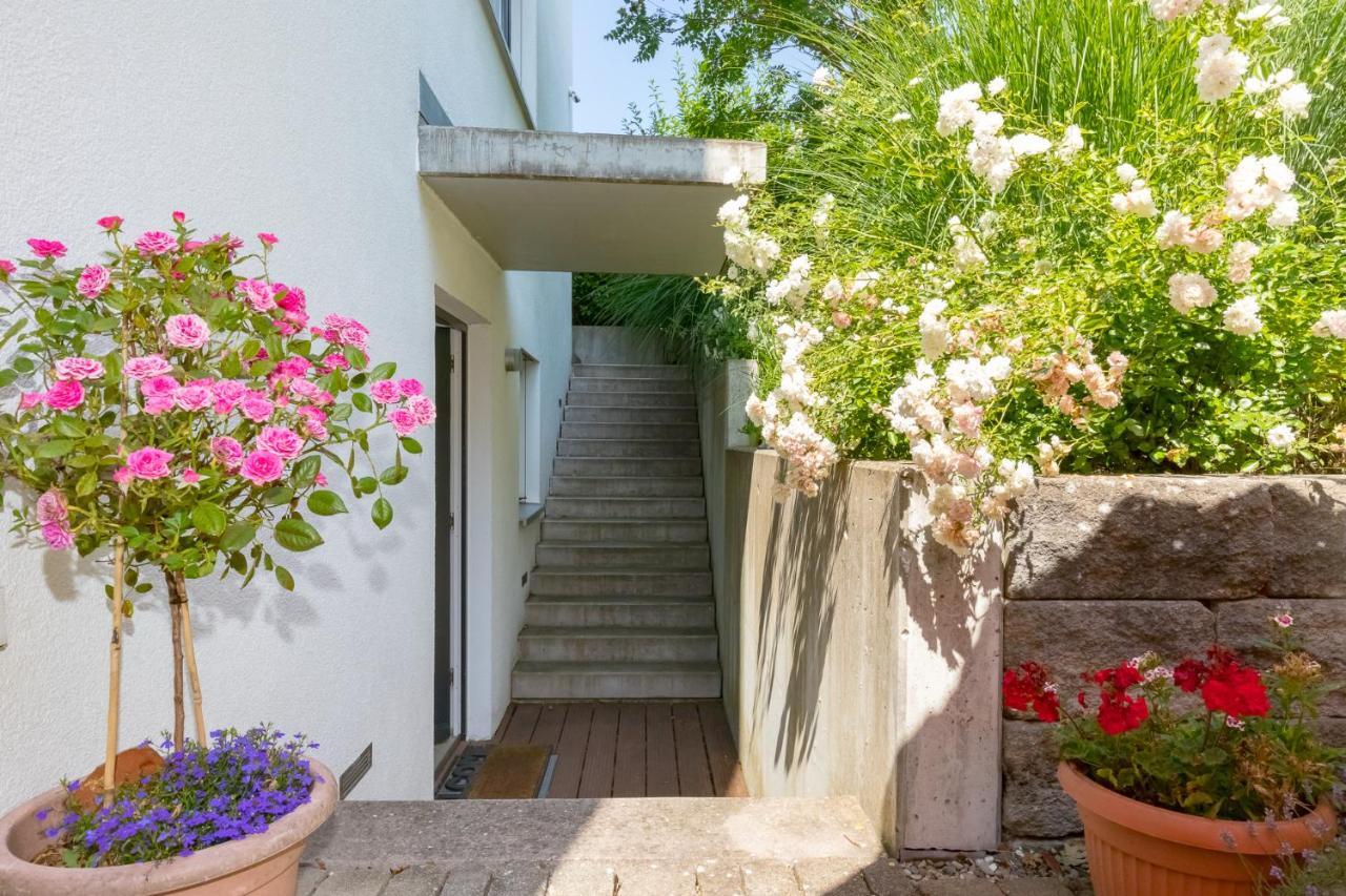 BodenSEE Apartment Überlingen Bauhaus über der Stadt Exterior foto