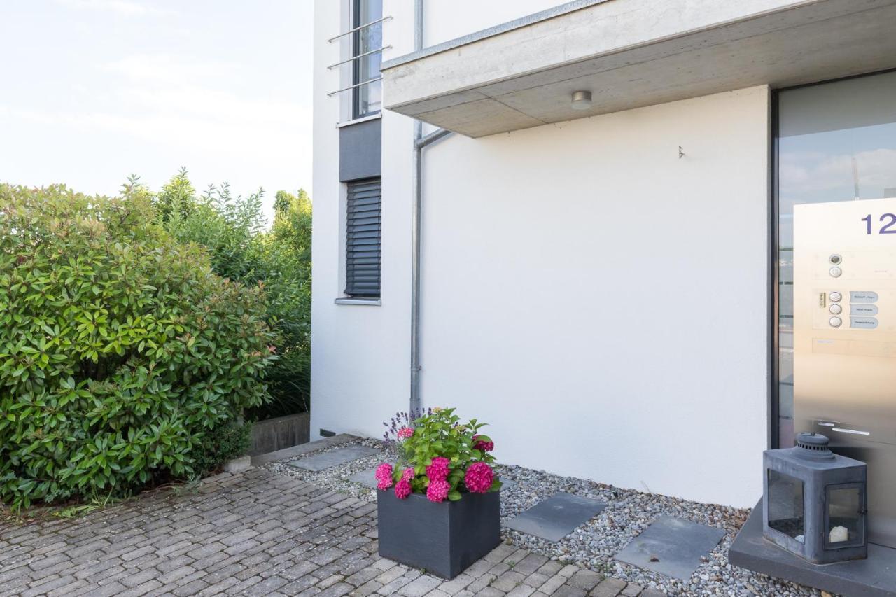 BodenSEE Apartment Überlingen Bauhaus über der Stadt Exterior foto